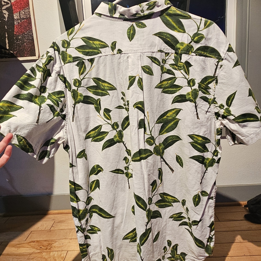 Vans Leaf Pattern Classic Fit Shirt View 2